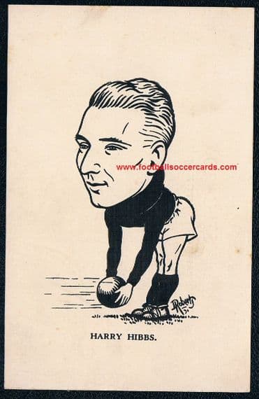 1931 Harry Hibbs Birmingham City FC by Roberts, postcard