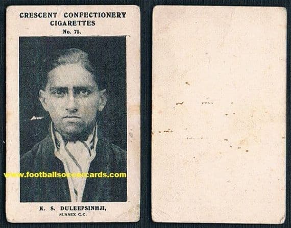 1931 Kumar Shri Duleepsinhji Sussex CCC England test cricketer from Gujarat