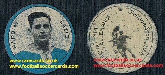 1931 Odoacre Pardini Lazio & Luigi Allemandi Inter DEA gettone sport