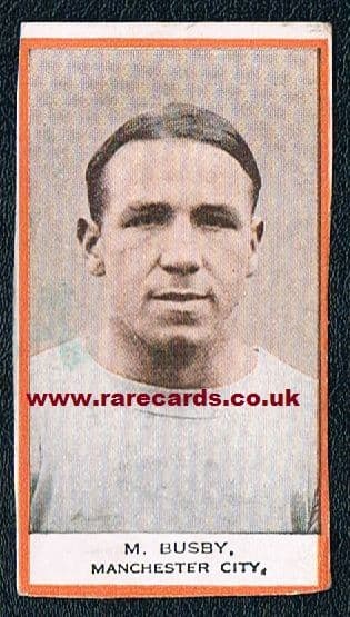 1932 -35 BDV Matt Busby ROOKIE Man C Utd