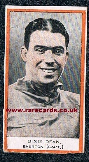 1932 BDV Dixie Dean PAPER variety
