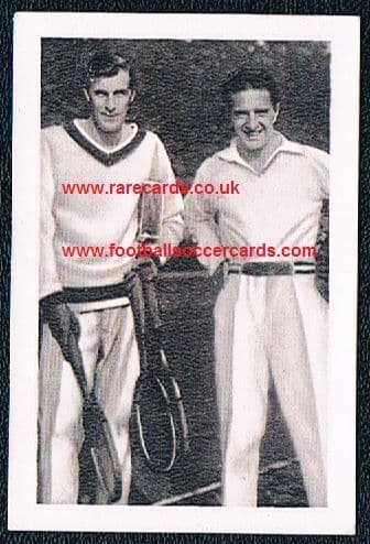 1932 Bill Tilden Bulgaria tobacco card