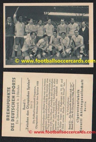 1932 Muratti 1928 Olympic winners Uruguay Andrade Jose Nasazzi world champions