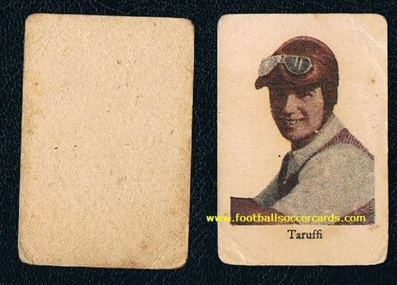 1932 Piero Taruffi rookie card F1 Ferrari driver & MotoGP champ & Record Holder
