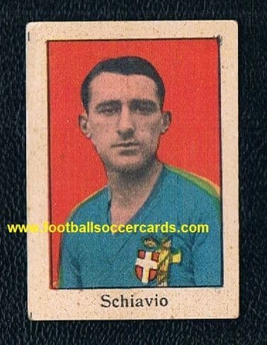 1933 -34 Schiavio Hall of Fame Golden Boot 1932 Serie-A, scored in final of 1934 World Cup