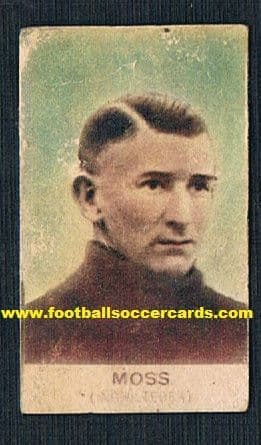 1933 Salvi Frank Moss Arsenal England Italian chocolates card