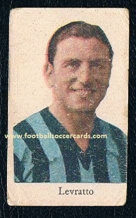 1933 Virgilio Felice Levratto INTER winner of the Int'l Cup 1930 and bronze Olympics 1928