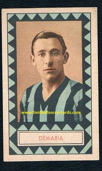 1934 Atilio DeMaria ABISSINIA CHOX Legend :2 countries in 2 WC finals 30 Argentina 34 Italy WINNER34