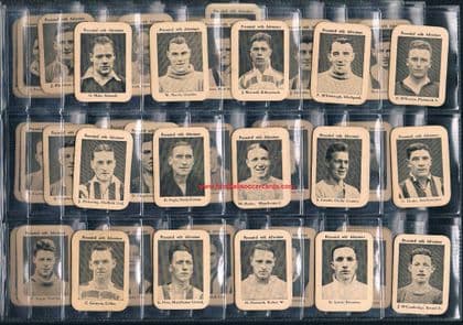 1934 rookie MATT BUSBY & full set 52 Hunt The Cup Adventure soccer cards