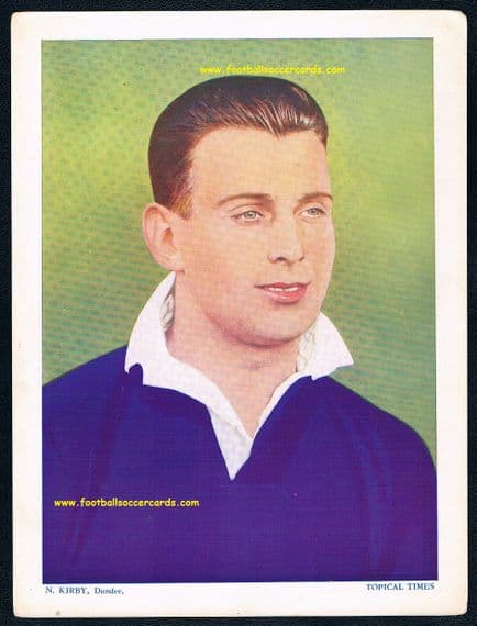 1934 Scottish Topical Times large card Kirby Dundee FC
