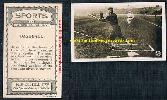 1934 Tris Speaker baseball Hill Sports tobacco card EXCELLENT++ to NM 1 tiny indent