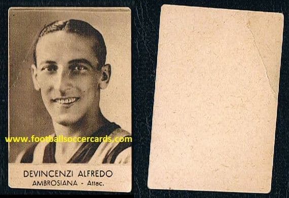 1935 Alfredo Devincenzi Inter Racing Club Avellaneda Argentina WC34