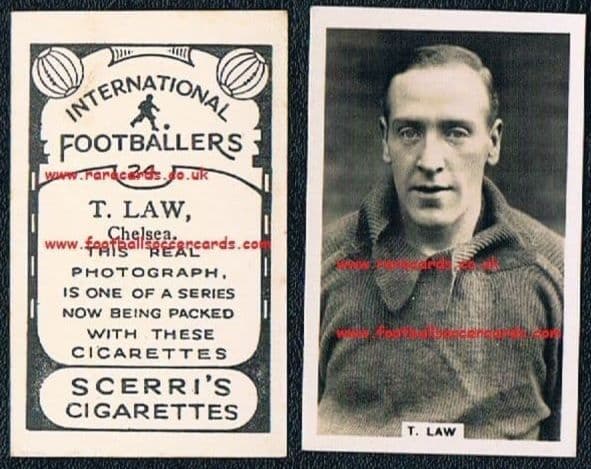 how much tobacco from malta to uk 1936 Malta island rare issue tobacco card by Scerri of CHELSEA Tommy Law  goalie