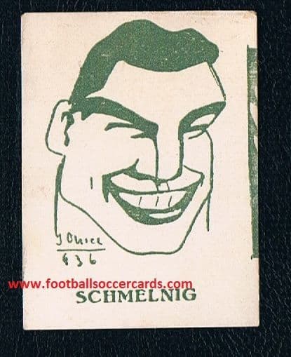 1936 Max Schmeling ALL TIME GREAT and HOF World Champ boxer, VAV trade card from Italy