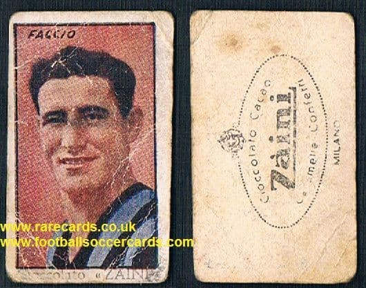 1936 Ricardo Faccio URUGUAY and INTER card by ZAINI