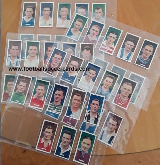 1936 SET the CREAM CARD variety CARRERAS Popular Footballers 48 cards EX+
