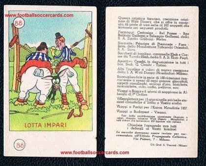 1936 Zara Tobacco Galbani Elah Laurel & Hardy 88 rare card - on EBAY for $1,5400 : see pix