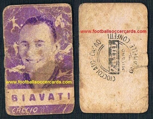 1937 38 Amedeo Biavati Zaini Sport, rookie ? Bologna star & WC38 winner