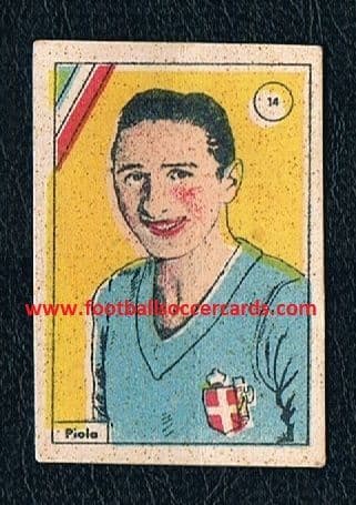 1937 -38 Piola flag card by Balilla fascist Italian empire issue card LOW PRICE fault