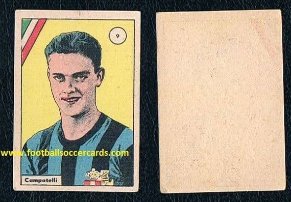 1937 Aldo Campatelli INTER rookie card #9 by Balilla
