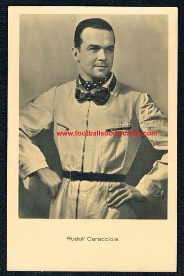 1937 ROSS VERLAG Caracciola card 6909 by Lazi, unused EXCELLENT condition - on EBAY 900+!