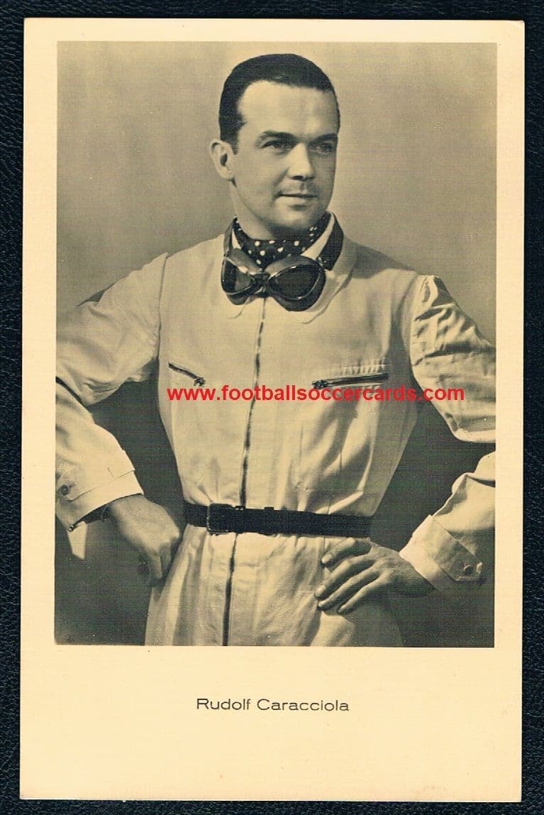 1937 ROSS VERLAG Caracciola card 6909 by Lazi, unused EXCELLENT condition - on EBAY 900+!