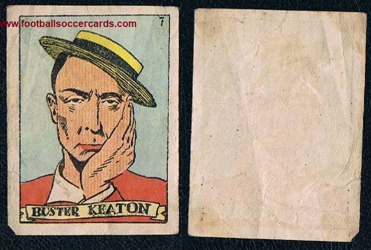 1939 Buster Keaton El Gato Negro Bruguera Cromos Culturas card