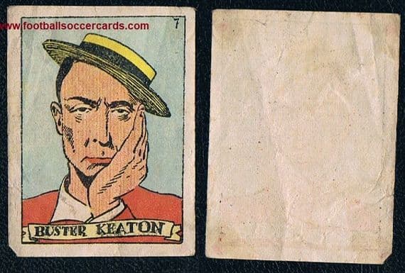 1939 Buster Keaton El Gato Negro Bruguera Cromos Culturas card