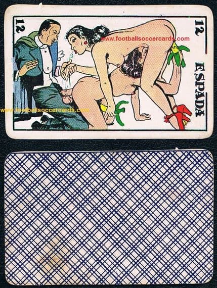 1940 Mandrake The Magician rookie superheroes Mexican erotic playing card 12 Swords Grant Email sent