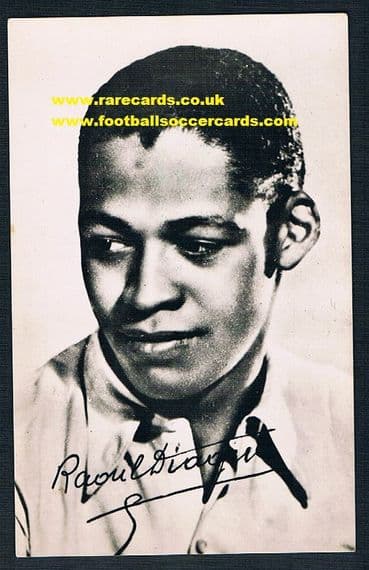 1940s Raoul Diagne 'AU SERVICE DU SPORT' card from the EQUPIES & CHAMPIONS SERIES card NICE 1947