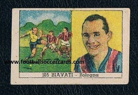 1941 Amedeo Biavati unused BALILLA card, good borders WC38 Bologna legend