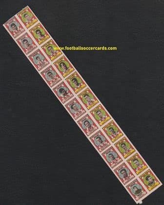 1942 Telmo Zarra rookie card & Gainza ! 2 uncut strips Casulleras Sobre Balon 1942