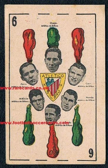 1943 -44 Universo playing card Zarra & others