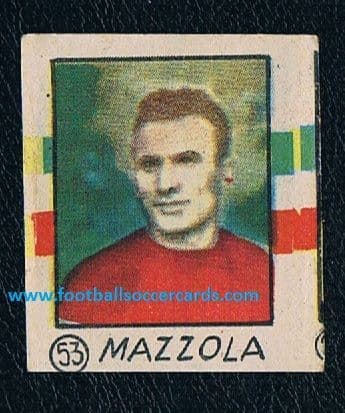 1945-46 Valentino Mazzola quasi rookie card Cicogna OmniaSport series 1 WIDEST BORDERS best cut seen