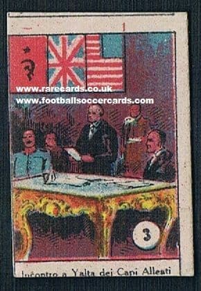 1946 Italian Yalta Roosevelt Churchill Stalin