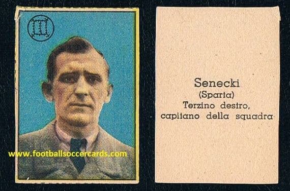 1947 Karel Senecky, 7 league titles over 3 decades, Czech legend, WC38 Nannina Tecnicolor