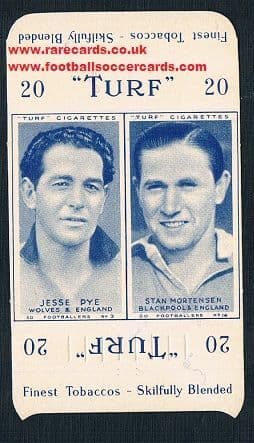 1948 Carreras packet 2 Wolves Blackpool