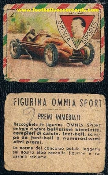 1948 Cicogna Omnia Sports ASCARI F1 Motor Racing World Champion legend 21