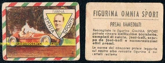 1948 Cicogna Omnia Sports, Farina the 1st F1 Motor Racing World Champ legend #19