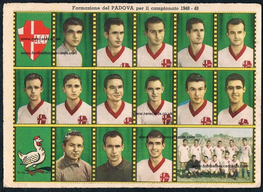 1948 Nannina uncut sheet Adcock Villa