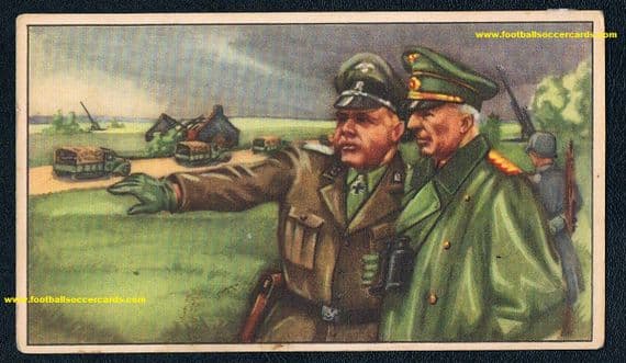 1949 -52 OKW Field Marshal Kluge & SS Obertstgruppenfuehrer Sepp Dietrich Nazi Trefin NSDAP card