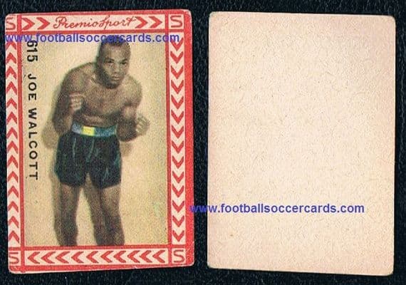 1949 BEA Premio Sport JERSEY JOE WALCOTT World Heavyweight Champion boxer