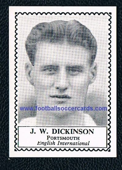 1949 Jimmy Dickinson Pompey Barratt M79 card