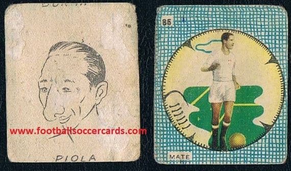 1950 Cicogna Piola Mate #85, the twin card to the Baldini