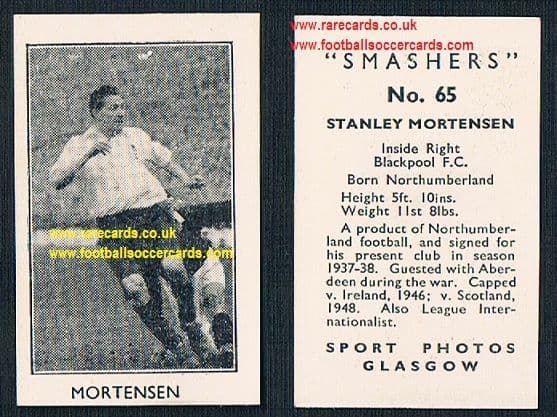 1950 Frame Sport Photos Smashers Blackpool Aberdeen Mortensen 65