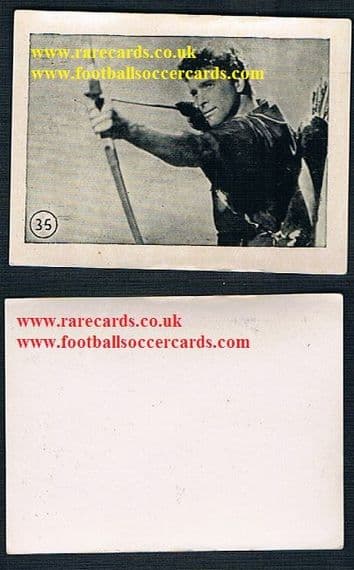 1950 Gerpla Flame & Arrow Burt Lancaster film sticker Spain