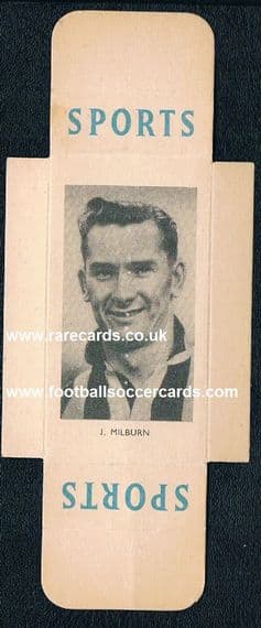1950 Jackie Milburn Newcastle sports slide