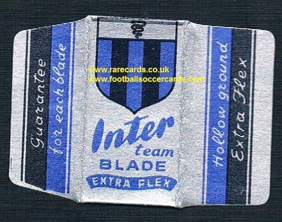 1950's Inter razor blade wrapper and original blade!