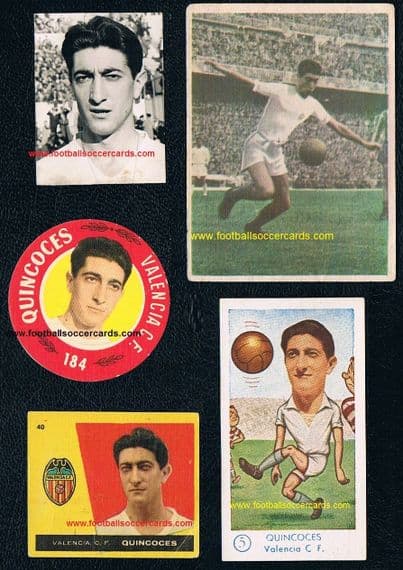 1950s *INSTANT COLLECTION* x5 Juan Carlos Diaz Quincoces cards Valencia Graficas Excelsior Bruguera