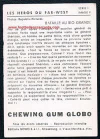 1951 John Wayne gum card from France, Globo, Rio Grande John Ford as Kirby Yorke